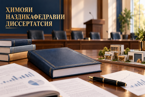 ЭЪЛОН Ҳимояи наздикафедравии диссертатсия